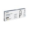 441033 44103 - Monomando nariz flexible para fregadero, negro,FOSET RIVIERA