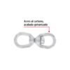 44107 - Destorcedor forjado de 5/16", FIERO