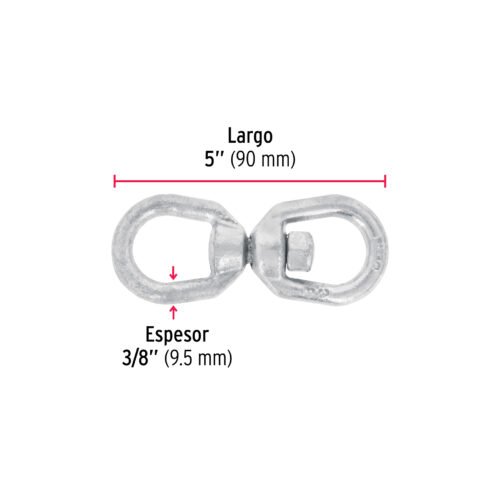 44108 - Destorcedor forjado de 3/8", FIERO