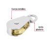 44114 - Garrucha metálica para noria de 1", FIERO