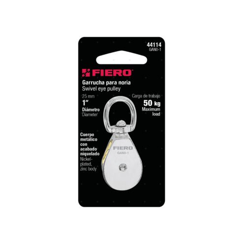 44114 - Garrucha metálica para noria de 1", FIERO
