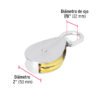 44116 - Garrucha metálica para noria de 2", FIERO