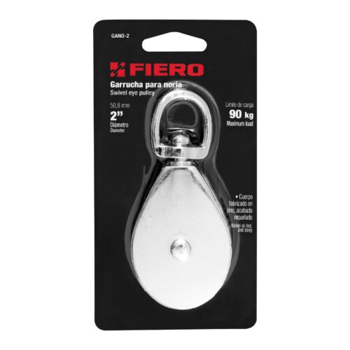 44116 - Garrucha metálica para noria de 2", FIERO
