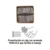 44156 - Kilo de clavo estándar 4" con cabeza en caja de 25 kg, FIERO