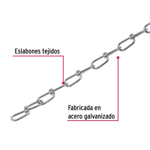 44193 - Metro de cadena tipo Víctor de 3.4 mm en carrete de 30 m
