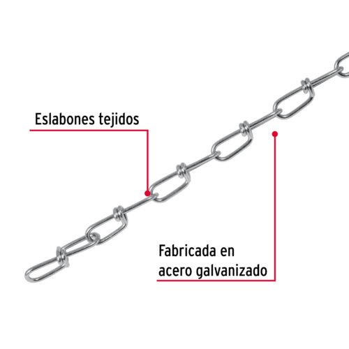 44194 - Metro de cadena tipo Víctor de 4.1 mm en carrete de 15 m