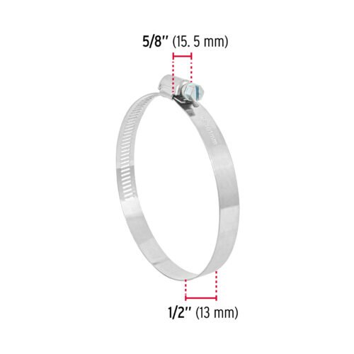 442473 44247 - Bolsa c/5 abrazaderas sin fin reforzadas #56, 3-1/16 - 4"
