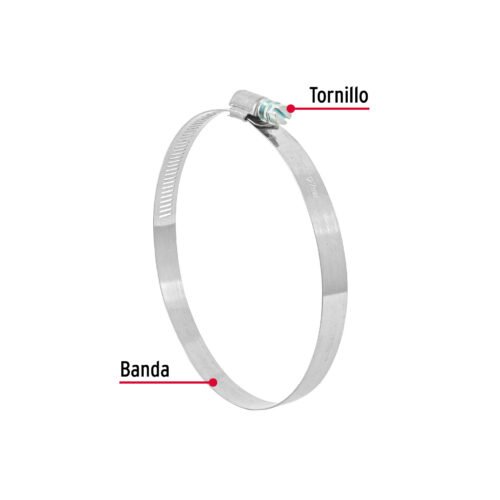 442503 44250 - Bolsa c/5 abrazaderas sin fin reforzadas #72, 4-1/8 - 5"