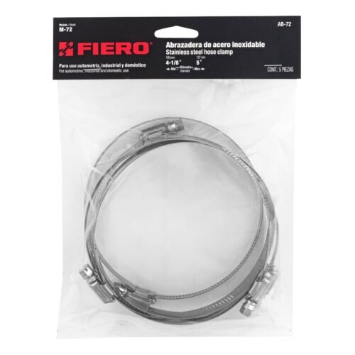 442505 44250 - Bolsa c/5 abrazaderas sin fin reforzadas #72, 4-1/8 - 5"