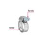 44255 - Bolsa c/10 abrazaderas mini sin fin reforzadas #3, 1/4"-5/8"