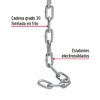 44270 - Metro de cadena galvanizada de 3/16", 65 m en cubeta, FIERO