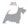 44281 - Cadena de paseo para perro de 1.2 m x 2.5 mm, FIERO