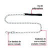 44284 - Cadena de paseo para perro de 1.2 m x 4 mm, FIERO