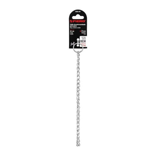44289 - Collar de entrenamiento para perro, 45 cm, eslabón 2 mm
