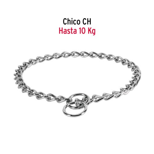 44290 - Collar de entrenamiento para perro, 45 cm, eslabón 2.5 mm