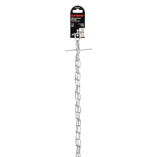 44312 - Cadena de 1.8 m de amarre para perro, 1.7 mm, FIERO