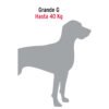 44315 - Cadena de 1.8 m de amarre para perro, 2.7 mm, FIERO