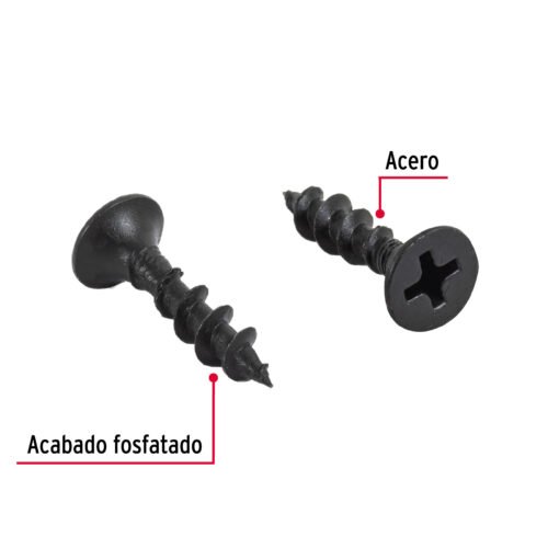 443421 44342 - Bolsa con 100 pijas #8 x 3/4" multiusos, FIERO