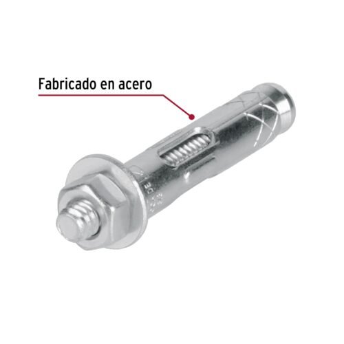 44360 - Bolsa con 4 taquetes expansivos de 1/4" con tornillo, FIERO
