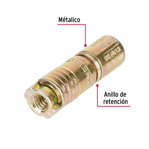 443621 44362 - Bolsa con 4 taquetes expansivos de 1/4" sin tornillo, FIERO