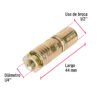 443622 44362 - Bolsa con 4 taquetes expansivos de 1/4" sin tornillo, FIERO