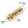 443632 44363 - Bolsa con 4 taquetes expansivos de 5/16" sin tornillo, FIERO