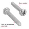 444301 44430 - Bolsa con 100 pijas para lámina, #12 x 1-1/2", FIERO