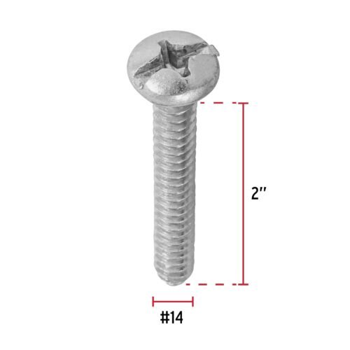 44436 - Bolsa con 100 pijas para lámina, #14 x 2", FIERO