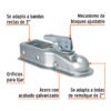 44442 - Acoplador para remolque, para bola de 2", Truper