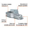 44443 - Acoplador para remolque, para bola de 1-7/8", Truper