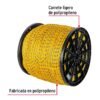 444851 44485 - Kilo de cuerda amarilla de polipropileno 6mm, carrete 20kg