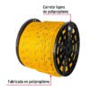444901 44490 - Kilo de cuerda amarilla de polipropileno 16mm, carrete 30kg