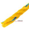 444913 44491 - Kilo de cuerda amarilla de polipropileno 19mm, carrete 30kg