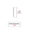 444961 44496 - Bolsa con 1 kg de clavo estándar 1-1/2" sin cabeza, FIERO