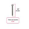 44503 - Bolsa con 1 kg de clavos alfilerillos de 5/8" sin cabeza