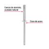 445231 44523 - Bolsa con 50 remaches 1/8" x 1/2" de aluminio, ala 1/4