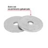 445401 44540 - Bolsa de 1 kilo arandelas planas galvanizadas 1/8", FIERO