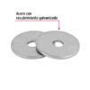 445411 44541 - Bolsa de 1 kilo arandelas planas galvanizadas 5/32", FIERO