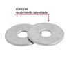 44543 - Bolsa de 1 kilo arandelas planas galvanizadas 1/4", FIERO