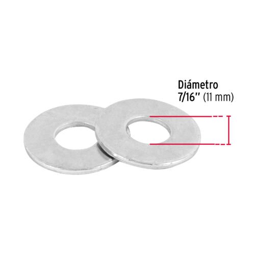 445462 44546 - Bolsa de 1 kilo arandelas planas galvanizadas 7/16", FIERO
