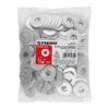 445463 44546 - Bolsa de 1 kilo arandelas planas galvanizadas 7/16", FIERO