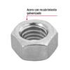 44551 - Bolsa con 60 tuercas 7/16" hexagonales de acero galvanizado