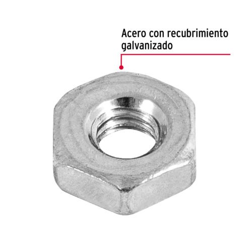 44554 - Bolsa con 700 tuercas 5/32" hexagonales tipo Sakamura, FIERO