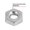 44555 - Bolsa con 600 tuercas 3/16" hexagonales tipo Sakamura, FIERO