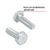 445571 44557 - Bolsa con 100 tornillos 1/4" x 3/4" tipo máquina, FIERO