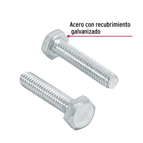 44559 - Bolsa con 100 tornillos 1/4" x 1-1/4" tipo máquina, FIERO