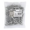 44561 - Bolsa con 60 tornillos 1/4" x 2" tipo máquina, FIERO