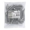 445623 44562 - Bolsa con 50 tornillos 1/4" x 2-1/2" tipo máquina, FIERO