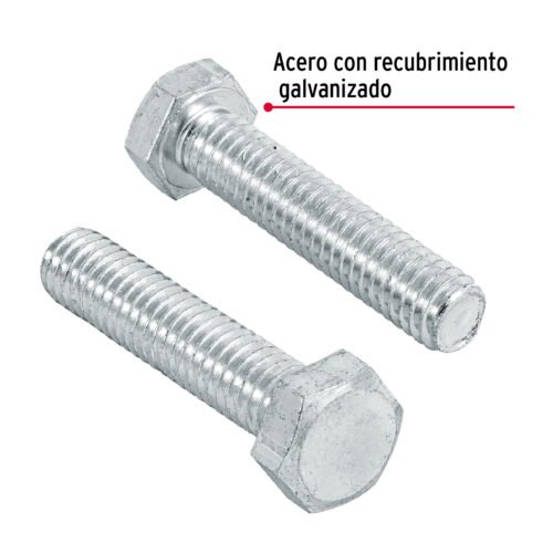 445681 44568 - Bolsa con 50 tornillos 5/16" x 1-1/2" tipo máquina, FIERO