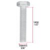 445682 44568 - Bolsa con 50 tornillos 5/16" x 1-1/2" tipo máquina, FIERO